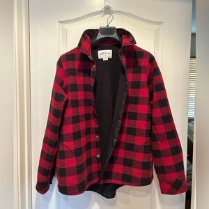 Orvis Buffalo Checkered (red and black) fleece jacket